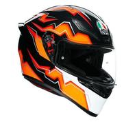 Casco Integral AGV K1 Multi Kripton Negro Naranja Fluo Talla S