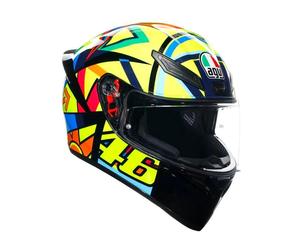Casco Integral Agv K1-S K-1 Réplica Rossi Soleluna 2017 Talla XL