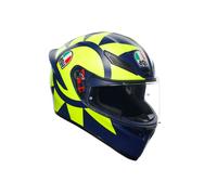 AGV K-1 S Soleluna 2018 Casco, azul-amarillo, tamaño XL para Hombres