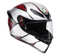 AGV K1 S Speedarmor Casco, negro-gris-rojo, tamaño 2XL para Hombres