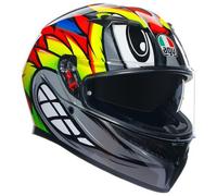 AGV K3 Birdy 2.0 Casco, multicolor, tamaño L para Hombres
