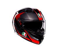 Casco Integral AGV K3 Striga Black/Grey/Red