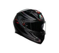 AGV K3 Syth Casco, negro-gris-rojo, tamaño 2XL para Hombres