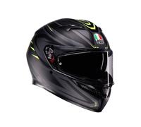 Casco Integral AGV K3 Syth Matt Black/Yellow Fluo