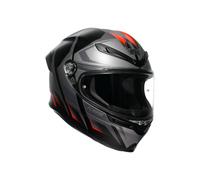 AGV Casco integral K6 S Karve mate negro/gris/rojo XXL