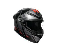 AGV Casco integral K6 S Karve mate negro/gris/rojo XXL