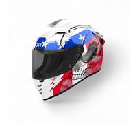 Airoh Connor Nation, casco integral XL male Blanco/Rojo/Azul/Gris