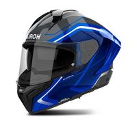 Airoh Matryx Wide Casco, negro-azul, tamaño XL para Hombres