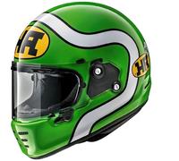 Arai Concept-X HA Casco, blanco-verde, tamaño S para Hombres