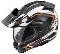Arai Tour-X5 Discovery Casco de motocross, negro-blanco-naranja, tamaño XL para Hombres