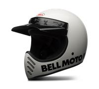 Bell Moto-3 Classic Casco de motocross, blanco, tamaño L