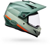 Bell MX-9 Adventure MIPS Trail Casco de Enduro, verde-naranja, tamaño S para Hombres