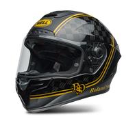 Bell Race Star DLX Flex RSD Player, casco integral S male Negro Mate/Negro/Oro