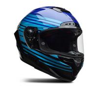 Bell Race Star DLX RSD Dash Carbon Helm Et, negro-azul, tamaño S para Hombres