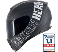 Casco Integral BeProud Sport Edición Negra + Visera Negra Rota