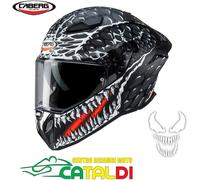 Casco Integral Caberg Drift Evo II Crock Venom Fibra De Vidrio Con Chip NFC SOS
