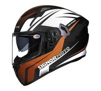 Casco Integral con Doble Visera Equipamiento de Racing para Adultos Cascos de Moto Seguro y Moderno con Campo de visión de 190 Grados Diseño Ligero y Transpirable. L/59-60cm