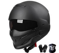 Casco Integral De Cara Abierta Cascos Modulares De Motocicleta Casco Integral De Motocicleta Modular para Adultos Casco De Motocicleta De Cara Abierta 3/4 La Mitad Aprobado por ECE