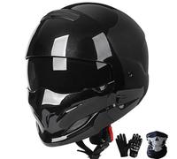Casco Integral De Cara Abierta Cascos Modulares De Motocicleta Casco Integral De Motocicleta Modular para Adultos Casco De Motocicleta De Cara Abierta 3/4 La Mitad Aprobado por ECE