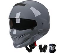 Casco Integral De Cara Abierta Cascos Modulares De Motocicleta Casco Integral De Motocicleta Modular para Adultos Casco De Motocicleta De Cara Abierta 3/4 La Mitad Aprobado por ECE