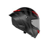 AGV Pista GP RR Intrepido, casco integral XXL male Mate Gris Oscuro/Negro/Rojo