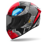 Casco integral de moto Airoh CONNOR Bot negro-gris-rojo XL