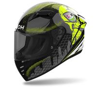 Casco integral de moto Airoh CONNOR Gamer negro-gris-amarillo fluo XL