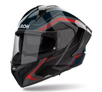 Casco integral de moto Airoh MATRYX Wide negro-gris-rojo XL
