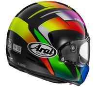 Arai Concept-XE Sakata Casco, negro-rojo-verde-amarillo, tamaño M para Hombres