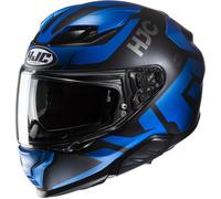 Casco integral de moto HJC F71 Bard MC2SF negro-azul L