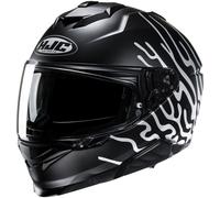 Casco integral de moto HJC i71 Celos MC5SF negro-blanco M