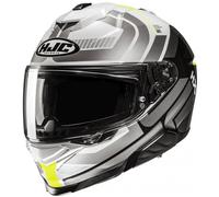 Casco Integral de Moto HJC i71 Viz MC3H Gris-Blanco S