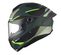Casco integral de moto MT TARGO S KAY C6 negro-verde mate M
