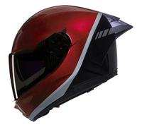 Nolan N60-6 Sport Verniciatura Speciale 343, casco integral L male Rojo Oscuro/Negro/Gris Claro