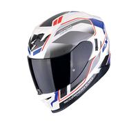 Casco integral de moto Scorpion EXO-520 EVO AIR LENA blanco perla-azul 2XL