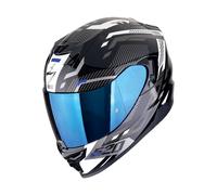 Casco integral de moto Scorpion EXO-520 EVO AIR RANKA negro-blanco-azul L