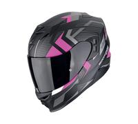 Casco integral de moto Scorpion EXO-520 EVO AIR SENSUS negro mate-rosa XS