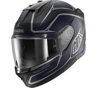 Shark D-Skwal 3 Drone Casco, azul-plata, tamaño S para Hombres
