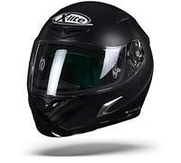 Casco Integral de Moto X-Lite X-802RR Start, de Fibra compuesta, Color Negro Mate, Talla L
