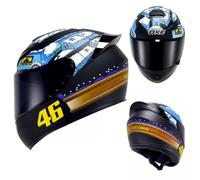 Casco Integral de Motocicleta con certificación Dot, Ligero, diseño aerodinámico, Cascos de Motocicleta con Visera Solar y ventilación para Hombres, Mujeres, jóvenes y Adultos,K2-XL