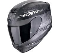Casco integral de motocicleta SCORPION EXO-391 AVA negro mate-plata