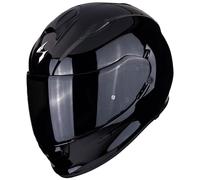 Casco integral de motocicleta Scorpion Exo-491 Solid negro brillante S