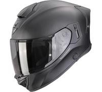 Casco integral de motocicleta Scorpion EXO-530i Air, color negro mate con luz LE