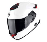 Casco integral de motocicleta SCORPION EXO-GT SP AIR blanco perla mate