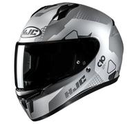 HJC C10 Aspa Casco, negro-gris-plata, tamaño M para Hombres