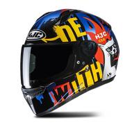 Casco Integral HJC C10 Fop Negro/Amarillo/AzulXS Negro,Amarillo,Azul