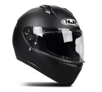 HJC C10 Solid Casco, negro, tamaño 2XS para Hombres