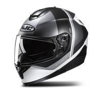 HJC C70N Alia Casco, negro-gris-blanco, tamaño L