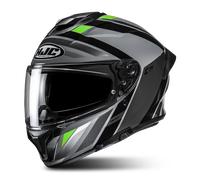HJC Casco integral C71 Faber MC7 Negro‑Gris‑Naranja Talla L