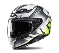 HJC F71 Bard Casco, blanco-plata, tamaño M para Hombres